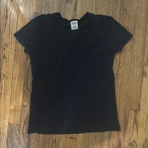 Pink by Victoria's secret Black Women's T-Shirt - medium